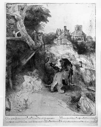 St. Hiëronymus in een Italiaans landschap, ca. 1653